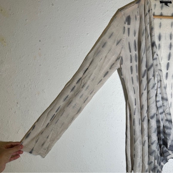 Eileen Fisher Open Front Tie-Dye Alpaca/Silk Blend Cardigan Sz Petite Small Wmn - Picture 4 of 15